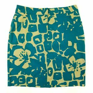 August Silk Skirt‎ Womens 6 Short Mini Pencil Straight Stretch Bottoms Zipper